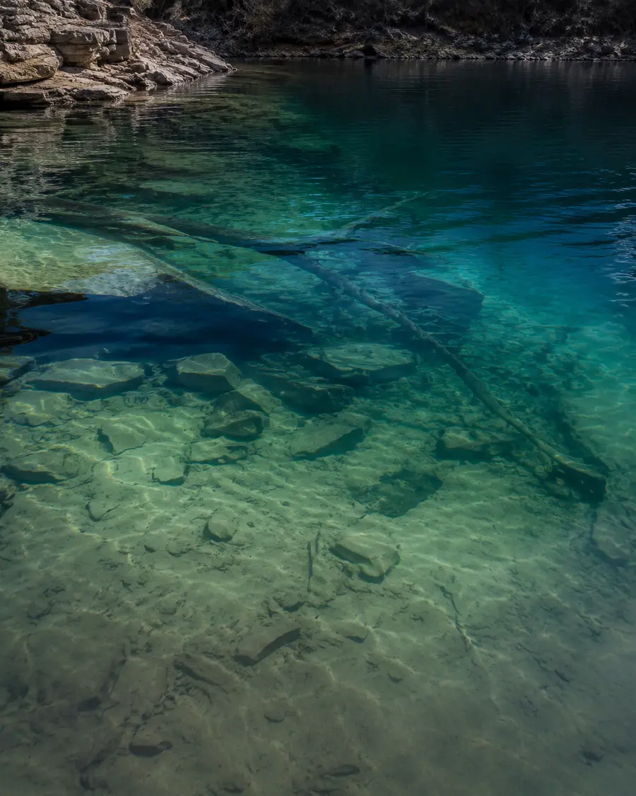 clear water fishing conditions